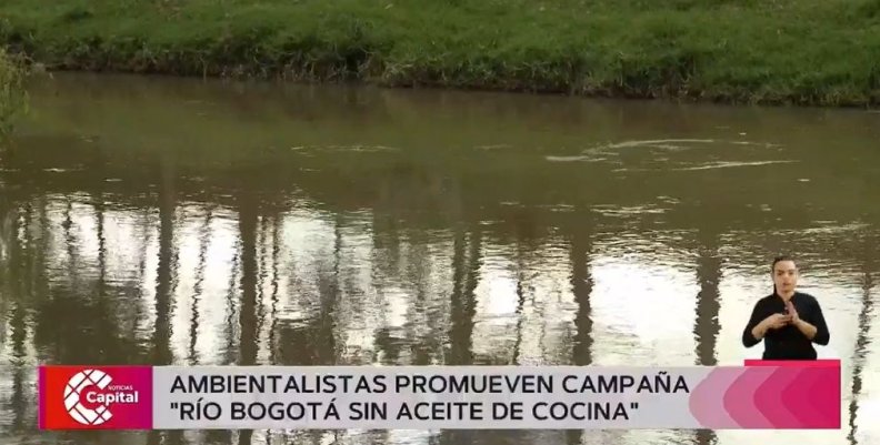 Ambientalistas promueven la campaña ‘Río Bogotá sin aceite de cocina’