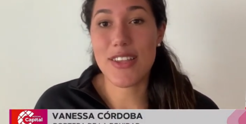 Vanessa Córdoba, futbolista de Equidad.