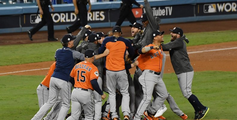 MLB: World Series-Houston Astros at Los Angeles Dodgers