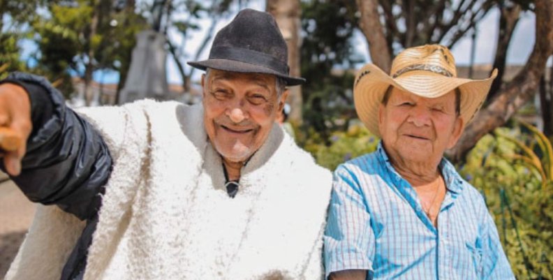 Ancianos Dos hombres de edad avanzada