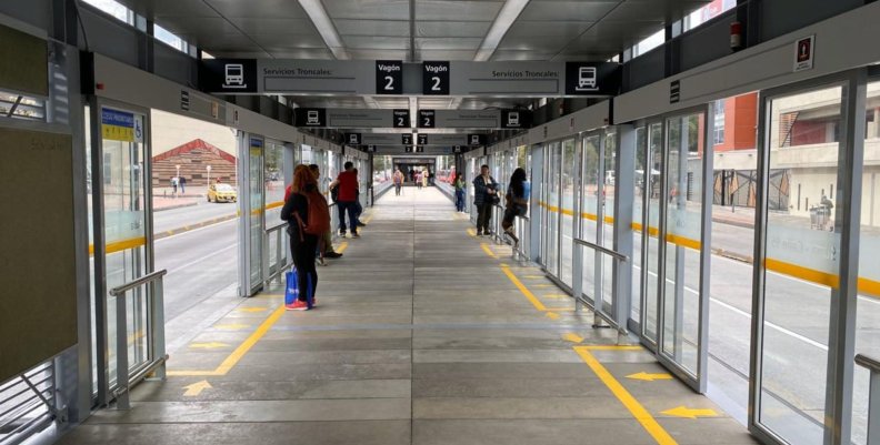 Estación de TransMilenio