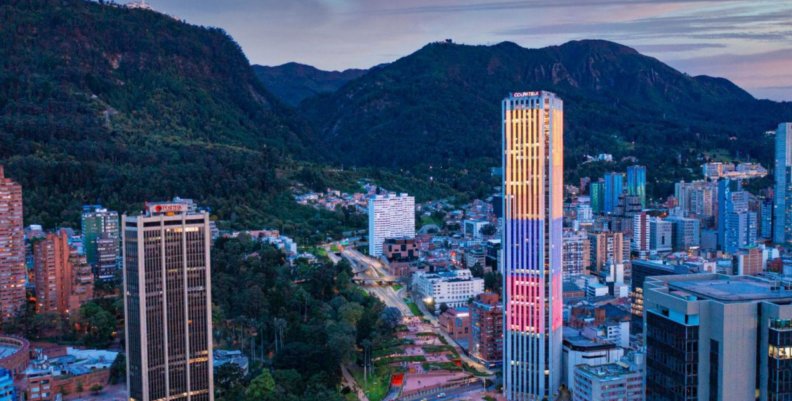 Bogotá Imagen panorámica de Bogotá en cercanías de la Torre Colpatria