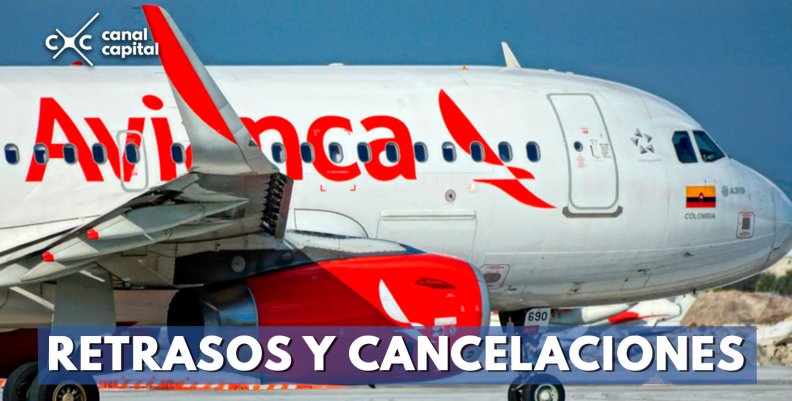 Problemas en la operación de los vuelos de Avianca