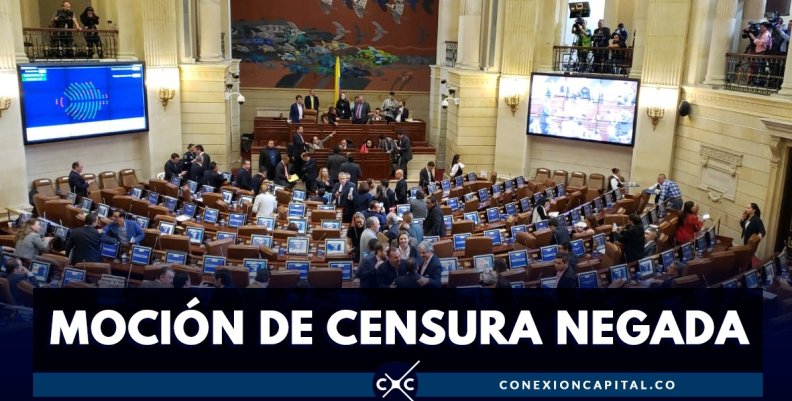 Congreso negó la moción de censura contra el ministro Botero Congreso negó la moción de censura contra el ministro Botero
