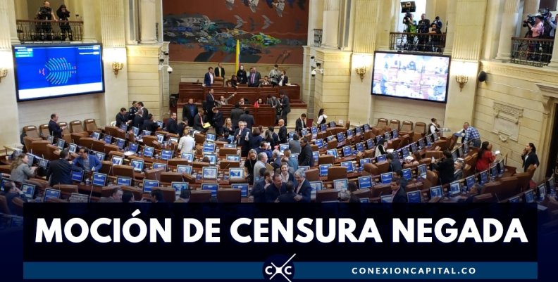 Congreso negó la moción de censura contra el ministro Botero