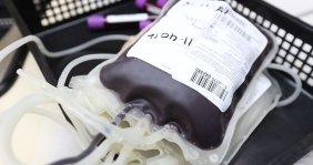 Bolsa con sangre