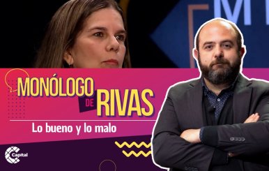 Imagen sobre el monólogo de Santiago Rivas 