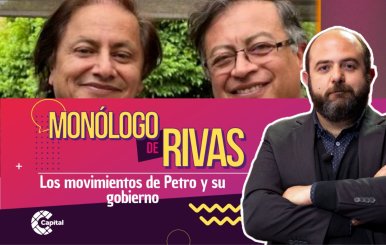 Imagen sobre el monólogo de Santiago Rivas 