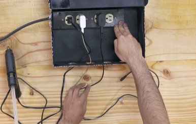 organizador cables