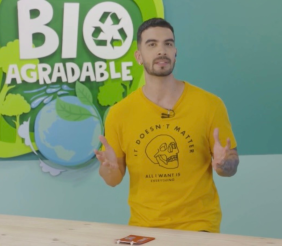 Agenda con material reciclado 
